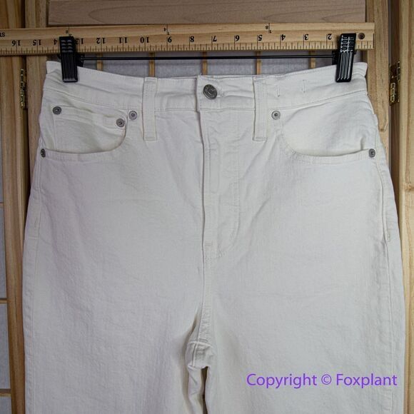 NEW Madewell The‎ High-Rise Perfect Vintage Jean in Tile White, 27 - Picture 4 of 16